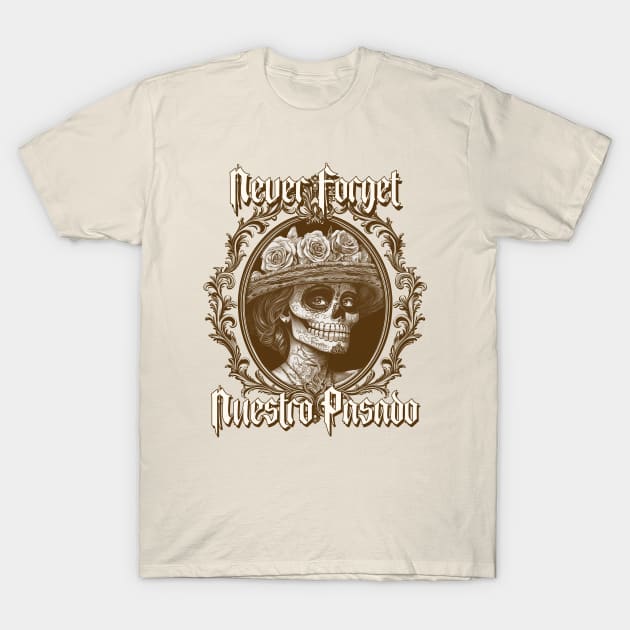 Día de Muertos Chicana T-Shirt by Tip Top Tee's